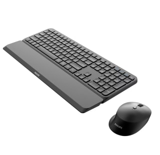 Philips Combo Ratón y Teclado Inalámbricos SPT6607B Negro por 17.99€
