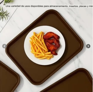5 Bandejas d/Servicio Restaurante Rectangular 43x30cm $8.990 solo en Sodimac, Chile