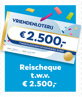 Uitstapje naar keuze voor 4 personen voor €16 per lot bij Vriendenloterij