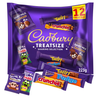 Cadbury Family Treatsize Chocolate Bars Multipack 223G for £2.25 at Tesco