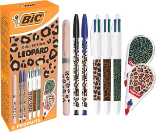 BIC et Tipp-Ex Collection Léopard (boîte de 8) pour 9,28€ chez Amazon