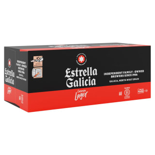Estrella Galicia Premium Spanish Lager 10x440ml Cans for £11 at Tesco