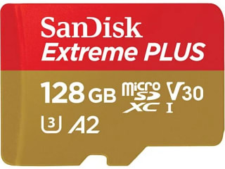 Tarjeta Micro SDXC SanDisk Extreme PLUS, 128 GB poe 12,74€