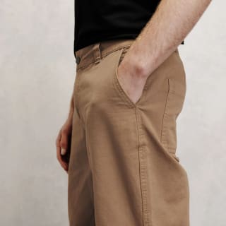 Pantalon loose en coton lin à 15€