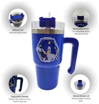 Hox Sonic Blue Travel Coffee Cup - 600ml for £1.50 at Argos