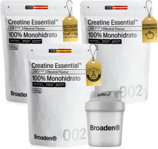 BROADEN Creatine Essential 3,3 kg creatina monohidratada por 32,99€ en Amazon