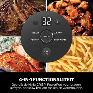 Ninja CRISPi 4-in-1 Airfryer FN103EUGN voor € 98,77 bij SharkNinja
