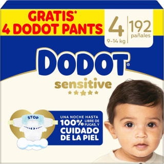 Dodot Pañales Bebé Sensitive talla 4 (192 pañales) por 61,03€