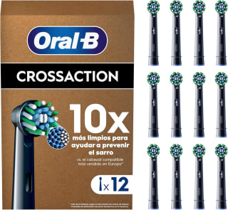 Oral-B Pro CrossAction cabezales de recambio (pack de 12) por 26,40€ en Amazon