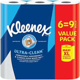 Kleenex keukenroll Ultra Clean (6 Maxi XL = 9 rollen) voor €10,86 bij Amazon