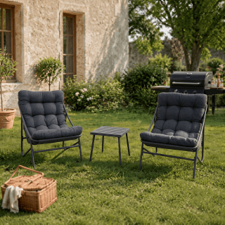 Terrabeta 3-delige tuinset (2 stoelen en tafel) voor €94,99 bij Joybuy