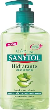 Sanytol Jabón de manos hidratante Aloe Vera 250 ml por 2,09€