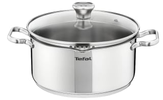 Tefal Faitout Induction, Acier inoxydable 18/10 à 34,99€