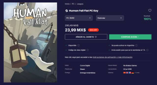 Human Fall Flat PC por $12 | Oferta LOADED