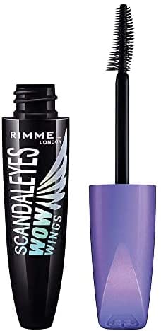 Rimmel London Scandaleyes Wow Wings Máscara de Pestañas Tono Extreme Black - 12 ml