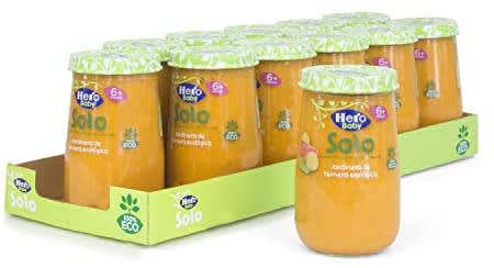 Hero Solo - Tarrito Eco de Jardinera de Ternera para Beb&eacute;s a Partir de los 6 Meses - Pack de 12 x 190 g