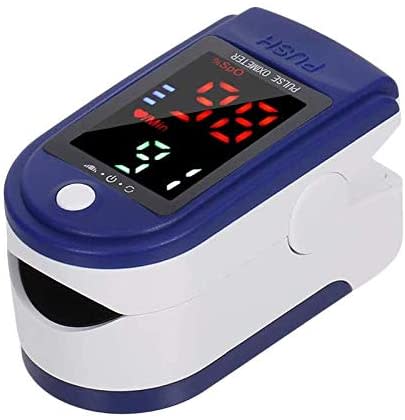 azorex Oxímetro de Dedo Digital Monitor de Ritmo Cardíaco Pulsioxímetro de Dedo con Pantalla OLED para Medición de SpO2 para Viajes Deportivos