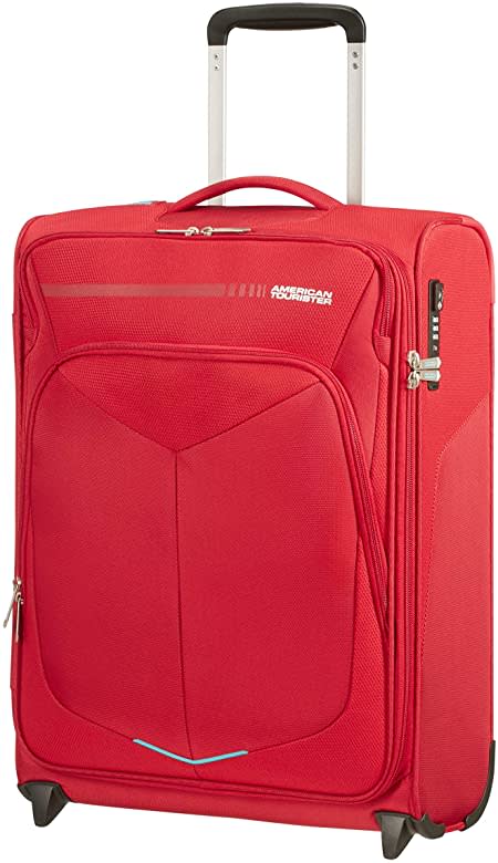 American Tourister Summerfunk Equipaje de Mano, 55 centimetros, 42 litros, Rojo (Red)