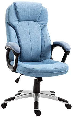 Vinsetto Silla de Oficina Gaming Sill&oacute;n Giratorio Sill&oacute;n de Escritorio Ergon&oacute;mico Elevable Altura Ajustable 112-122 cm Carga 135kg