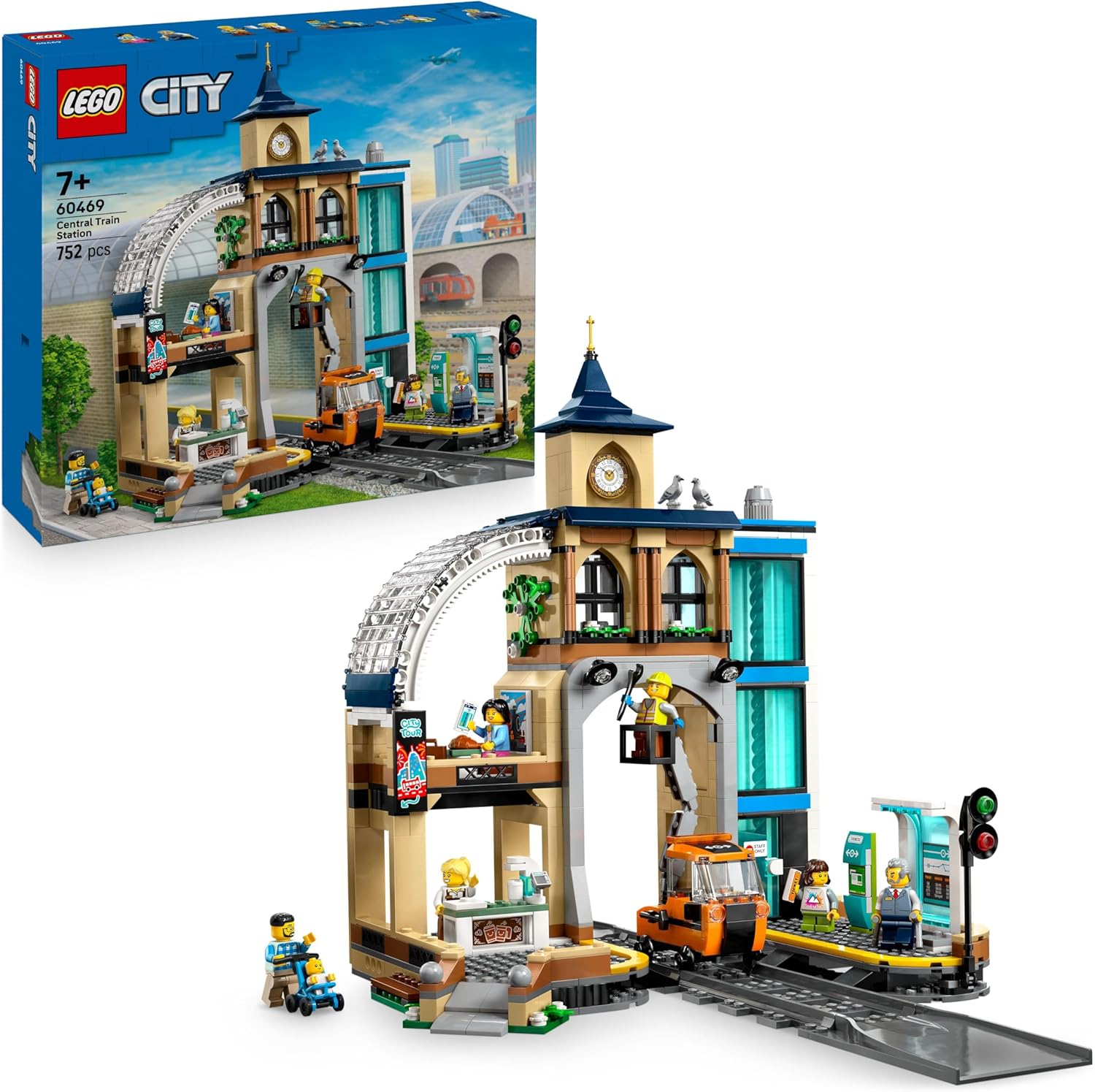 LEGO City Trains Main Station Set For 47 82