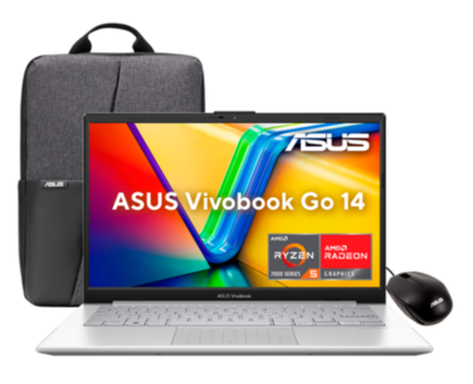 Laptop ASUS Vivobook Go 14 Ryzen 5 7520U 8GB 512GB por $6,999 en Asus