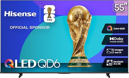 Hisense QD65QFM 55" QLED 4K UHD HDR Dolby Vision por $6,001 | Amazon