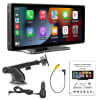 Pantalla de coche radio multimedia WIFI Carplay para Apple o Android por 47,51€