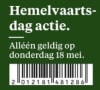 20% korting op één artikel naar keuze op 18-5 bij Welkoop