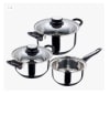 San Ignacio Bateria 5pcs acero inoxidable por 21.24€ (Cuenta Nueva 12.74€)