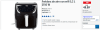 Freidora de aire con wifi 5,2 L y 2150 W por 49.99€