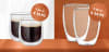 Gratis 2 dubbelwandige glazen bij aankoop koffie of thee bij Kaldi