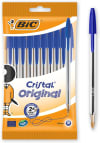 Bic Balpennen Cristal 15 Cm 1 Mm Blauw 10 Stuks voor €3,97 bij Amazon