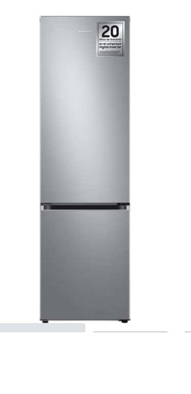 Frigorífico combi  Samsung Smart RB38C605DS9/EF, No Frost, 203 cm, 390l,  All Around Cooling, WiFi, Inox