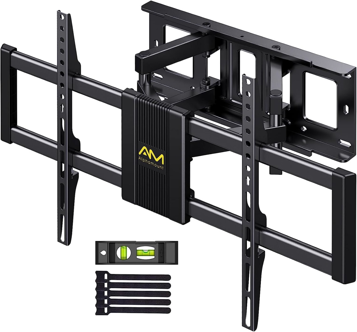 Alphamount Soporte TV Pared Movimiento Completo para Televisores