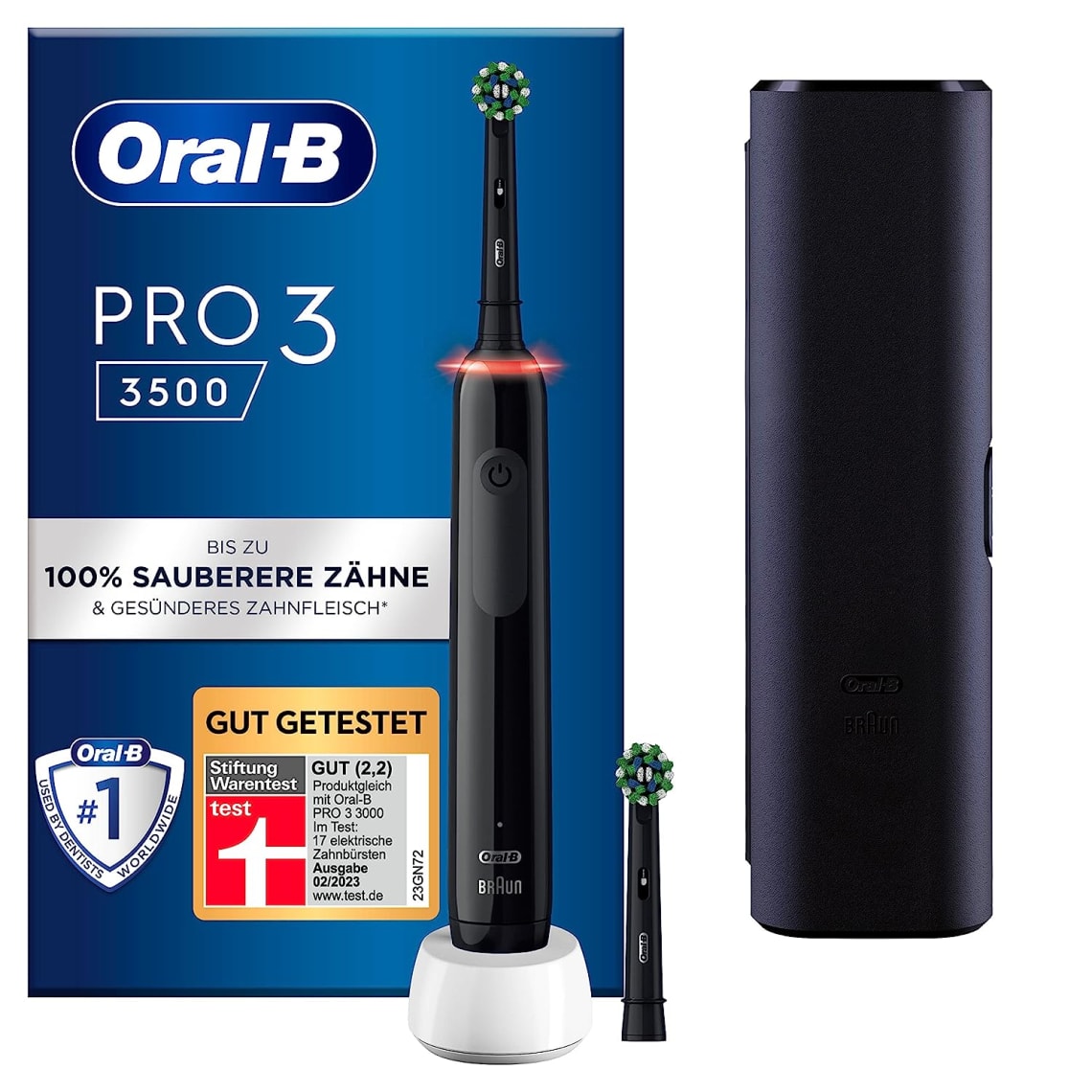 Cepillo eléctrico Oral-B Pro 3 3500 Black Edition por 29,99€