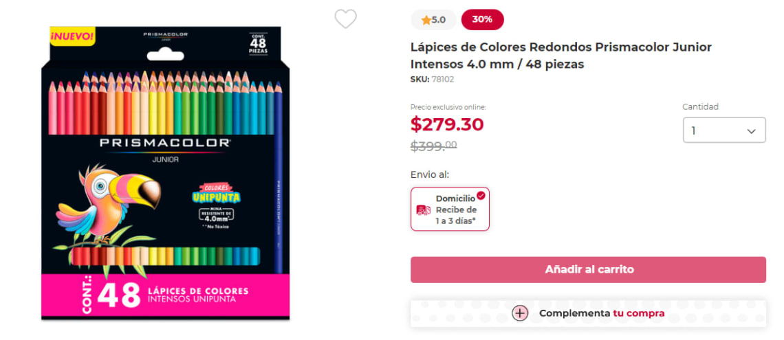 Lápices de Colores Redondos Office Depot 36 piezas