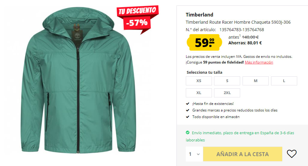 Chaquetas deportivas de Hombre · El Corte Inglés (1.282)