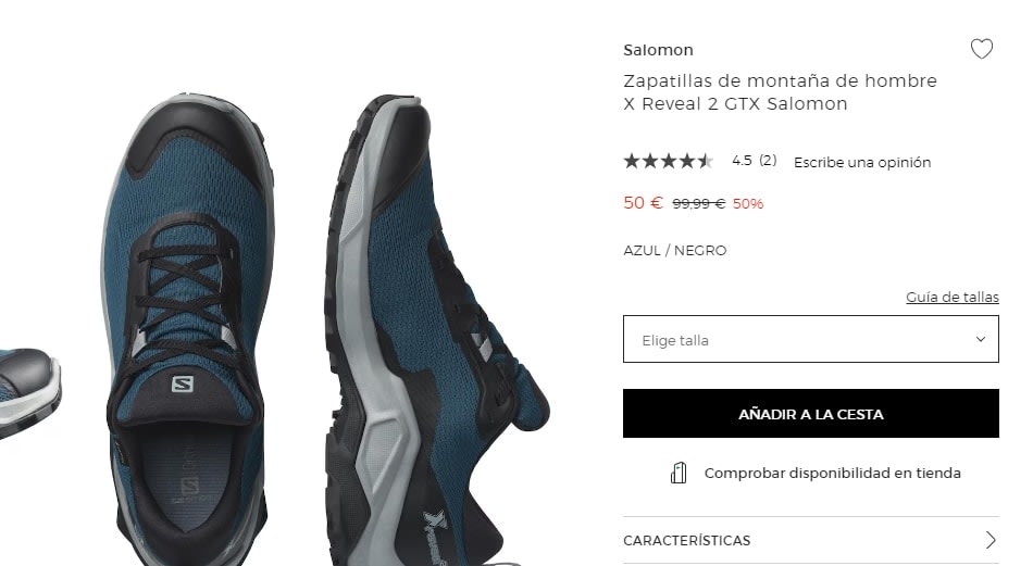 Zapatillas Salomon X Reveal 2 GTX Azul