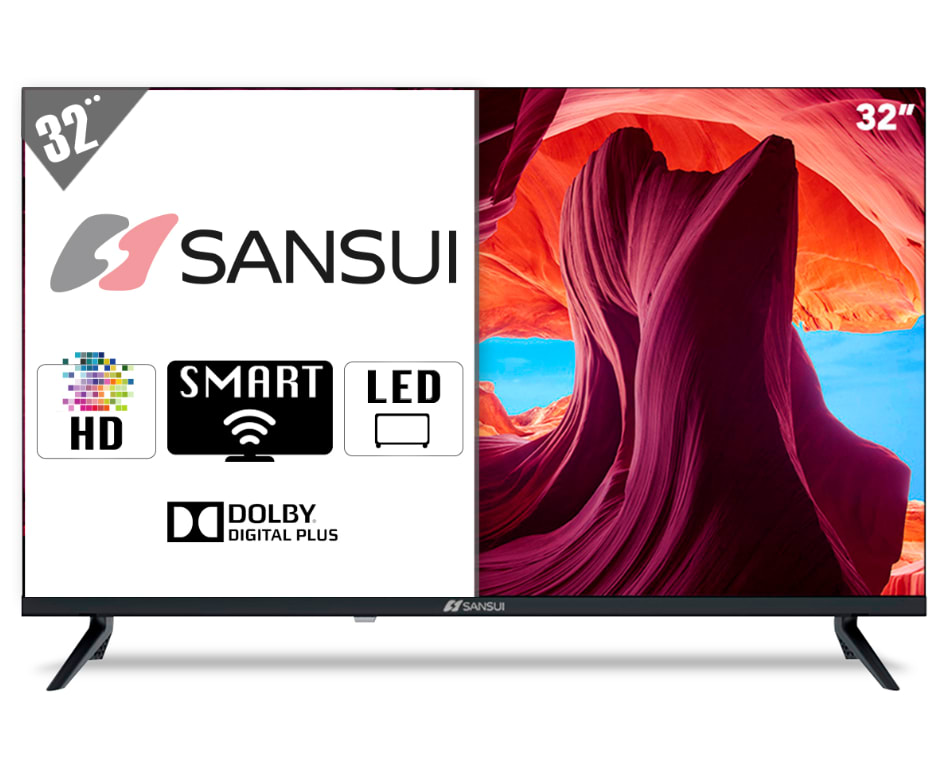 Pantalla Smart TV Sansui HD 32