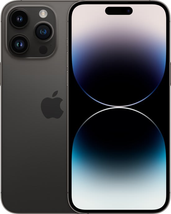 Apple iPhone 14 Pro Max, 256GB opslag Zwart voor €1099 bij Bol.com
