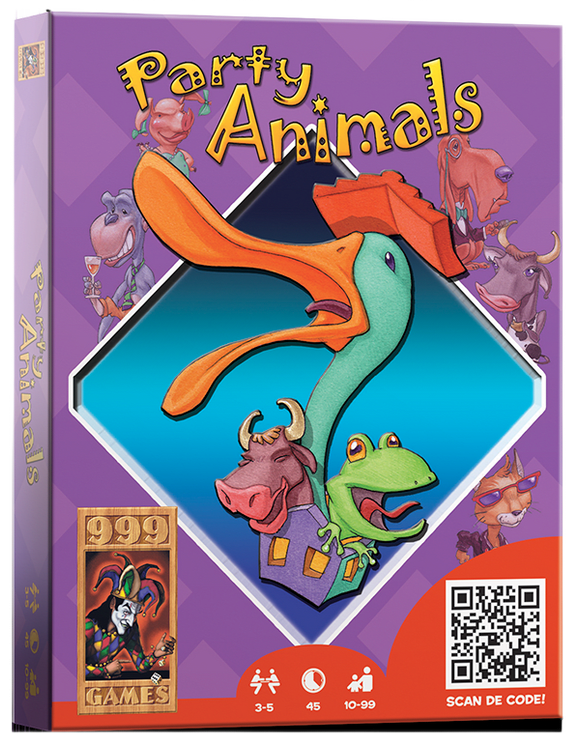 999 Games Party animals voor €8,99 bij Vrijbuiter