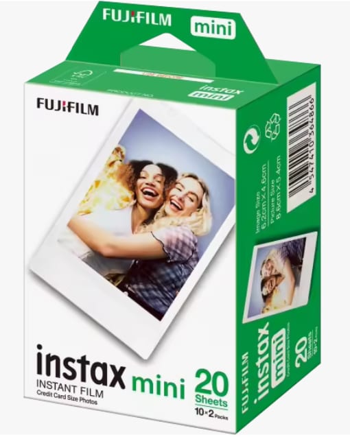 Papel fotografico Fujifilm instax mini 20 hojas