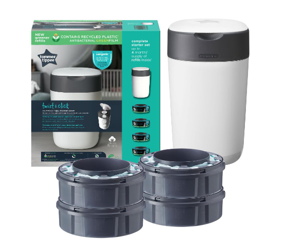 Pack Contenedor de Pañales Sangenic Twist & Click Tommee Tippee con 6  recambios