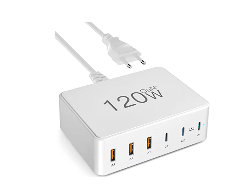 Compre Cargador Usb De 10 Puertos De 120w, Carga Rápida