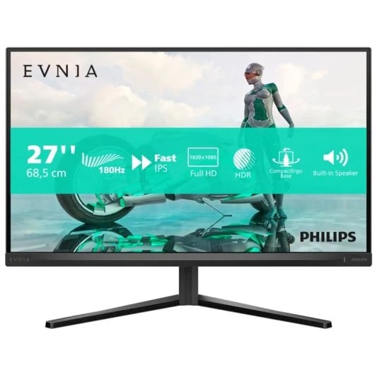 Monitor Philips Evnia 27M2N3200A/00 27" LED Fast IPS FullHD 180Hz por 129,99€
