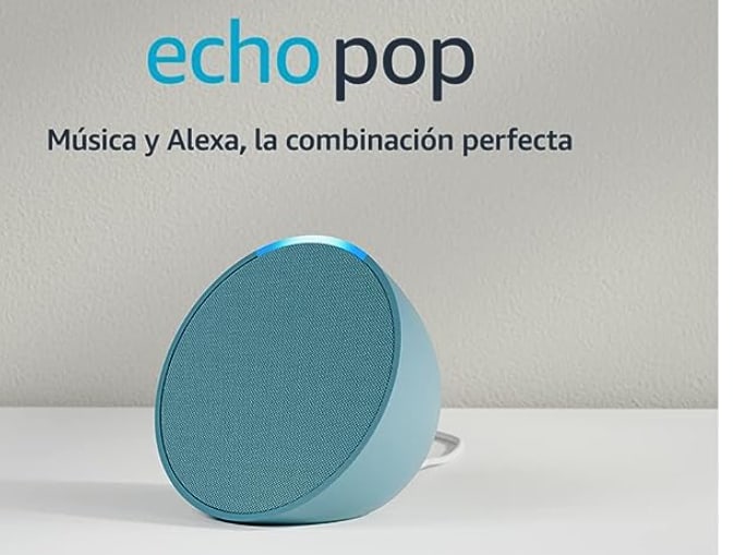 Altavoz Inteligente Echo Pop con Alexa de sonido potente y compacto por  19,99€ - Comprando