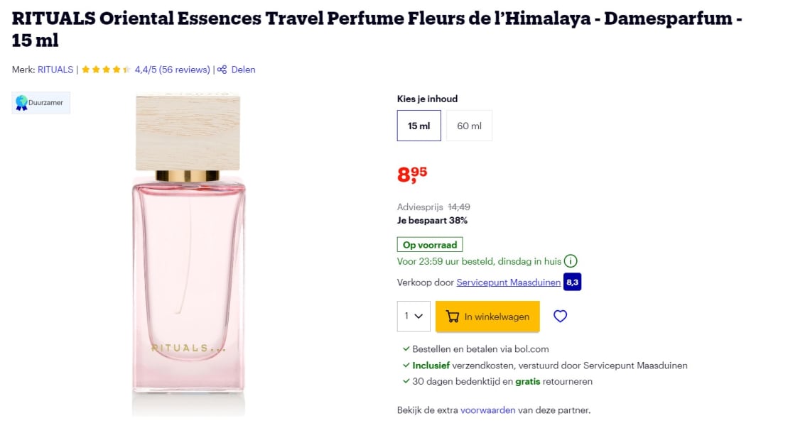 RITUALS The Ritual of Holi So Lovely Eau de Parfum 15ml