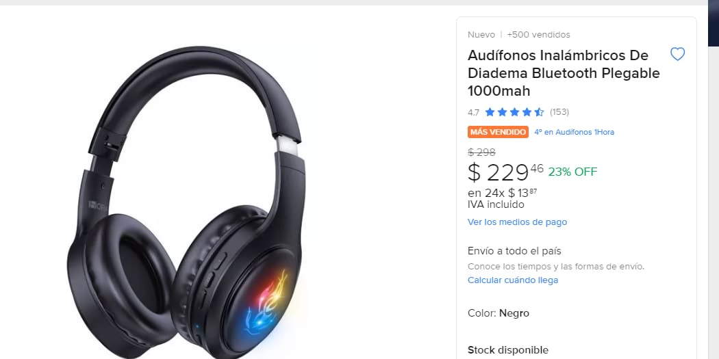 Diadema Hombre  MercadoLibre 📦