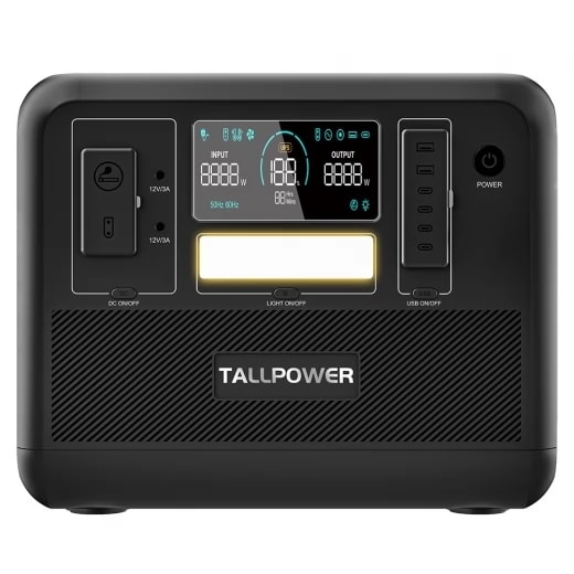 TALLPOWER V2000 Draagbare Energiecentrale, 1536Wh voor €546,21 dmv code bij Geekmaxi