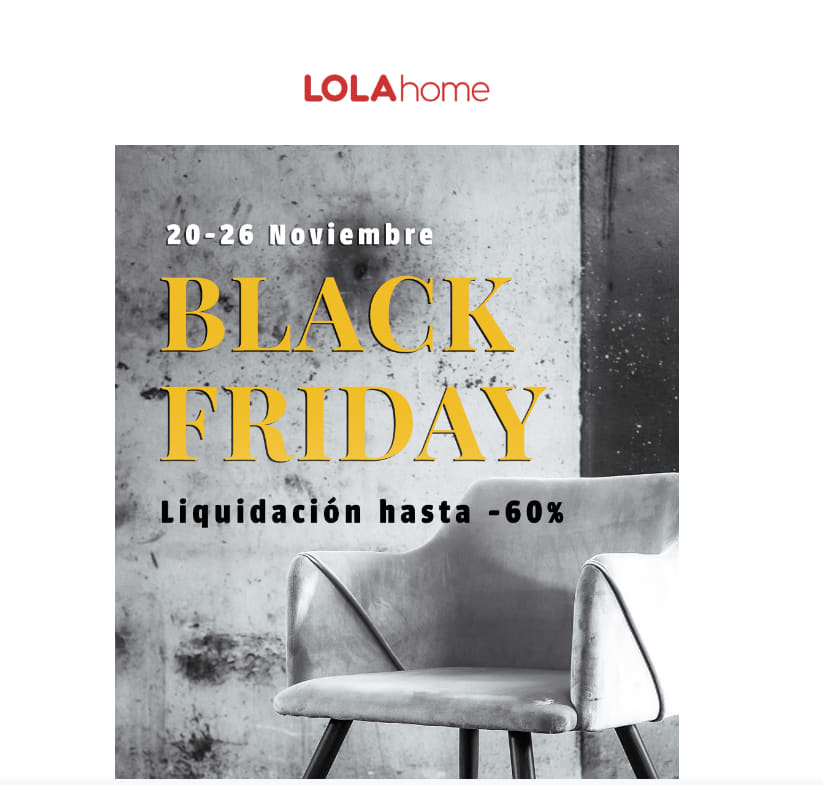 Hasta -60% de descuento en Lola home